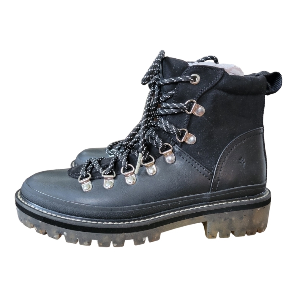 Steve Madden‎ Womens Bunii Faux Leather Combat & Lace-up Boots 7.5 - Picture 10 of 15